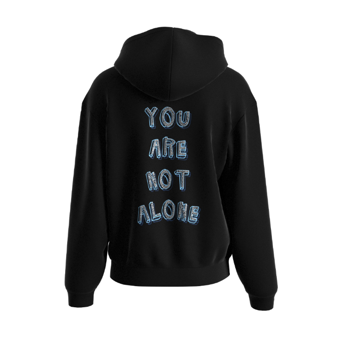 Lone Rock$tar “You are not Alone” Hoodie Back