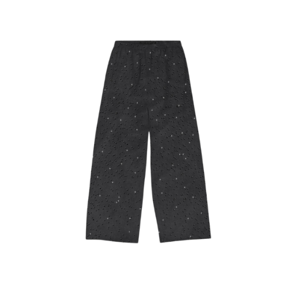 Lone Rock$tar Blacked Out Pants, Black Pants, Rhinestone Branding, LoneRockstar