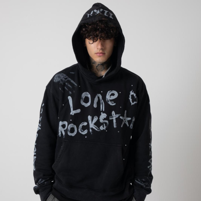 Lone Rock$tar Zombie Hand Hoodie 