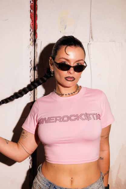 “Pinked Out” Crop Top Actual